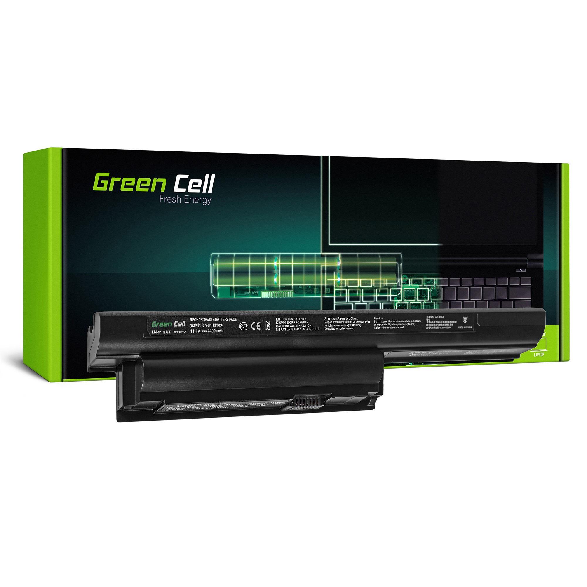 Batéria pre notebook Sony Lítium-iónová 4400 mAh Green Cell